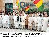 Activists of Balochistan National Party (Awami) chant slogans in favor of their demands