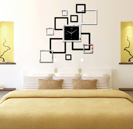 Square Acrylic Wall Clock
