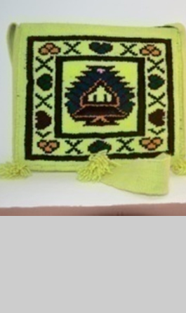 HAND WOVEN CARPET BAG KHAMAK