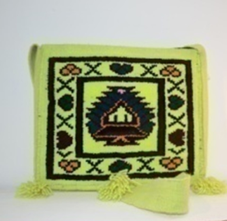 HAND WOVEN CARPET BAG KHAMAK