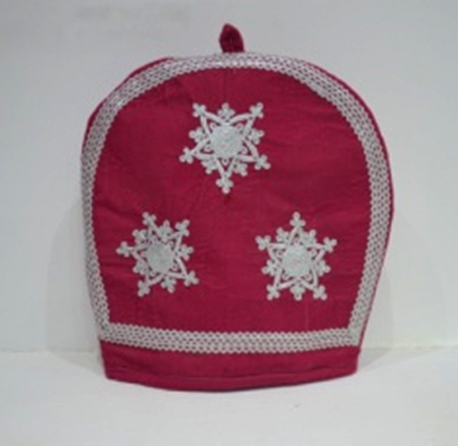 WELVET TEA COZY WITH CHURMA WORK